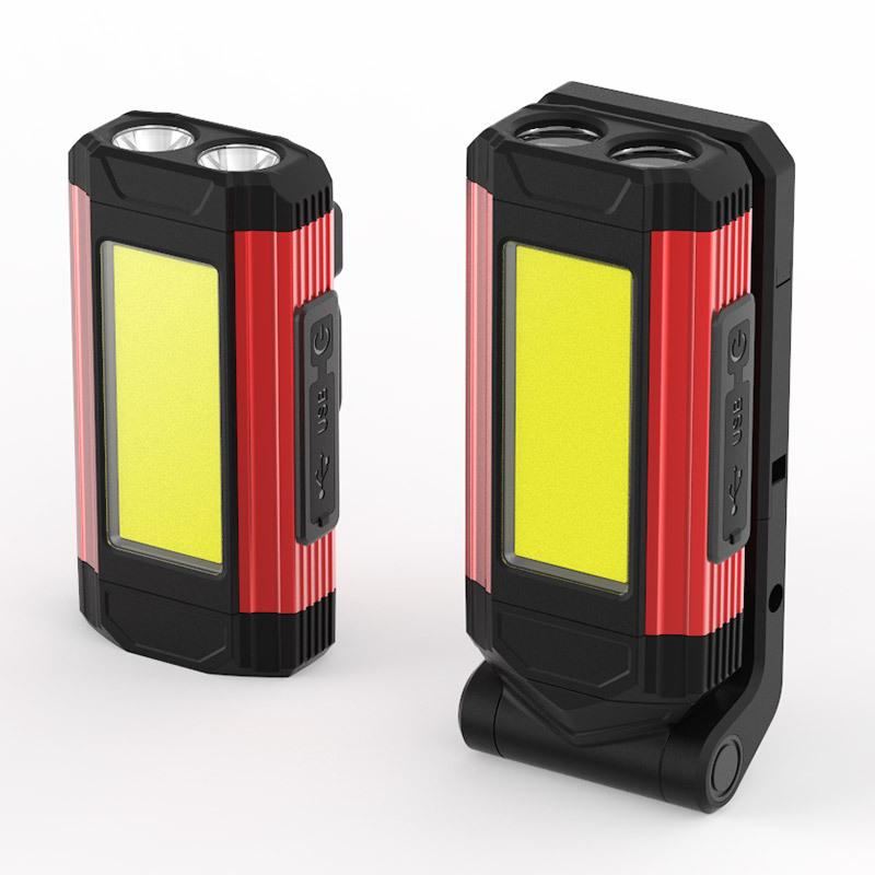 Đèn LED có thể sạc lại Đèn LED Baladeuse Đèn IP65 Đèn kiểm tra ví với cơ sở từ tính cho nhà để xe, khu cắm trại, khẩn cấp, v.v.