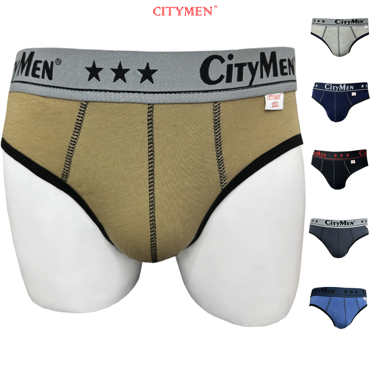 Combo 10 Quần Lót Nam vải cotton 2 chiều co giãn lưng CITYMEN, màu ngẫu nhiên, đồ lót - LMTK-CTM2C