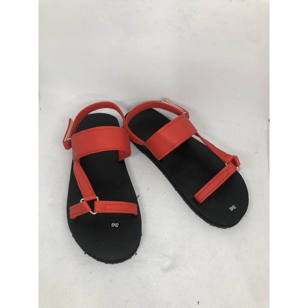 Sandal đồng nai dép sandal nữ ( đế đen quai đỏ ) size từ 35 nữ đến 42 nữ size khác ib chọn thêm