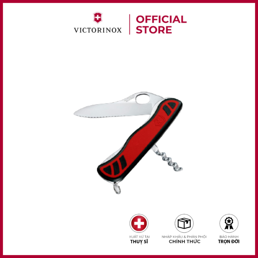 Dao đa năng VICTORINOX Alpineer Grip Senital One Hand 0.8321.MWC (111 mm)