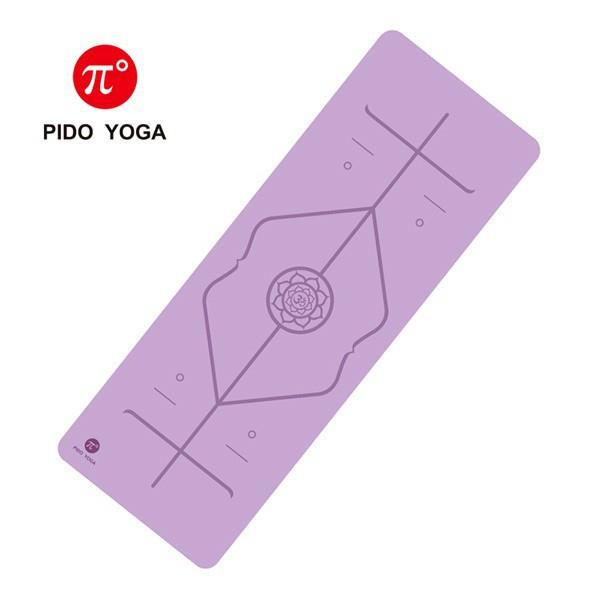 Thảm yoga định tuyến 5mm pido(tặng túi+dây buộc) PU