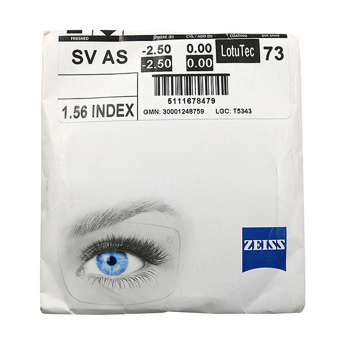 Tròng kính Zeiss chống ánh sáng xanh LotuTec UV