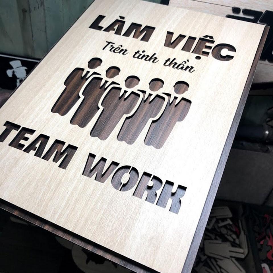 Tranh tạo động lực TBIG065 - Làm việc trên tinh thần Team Work