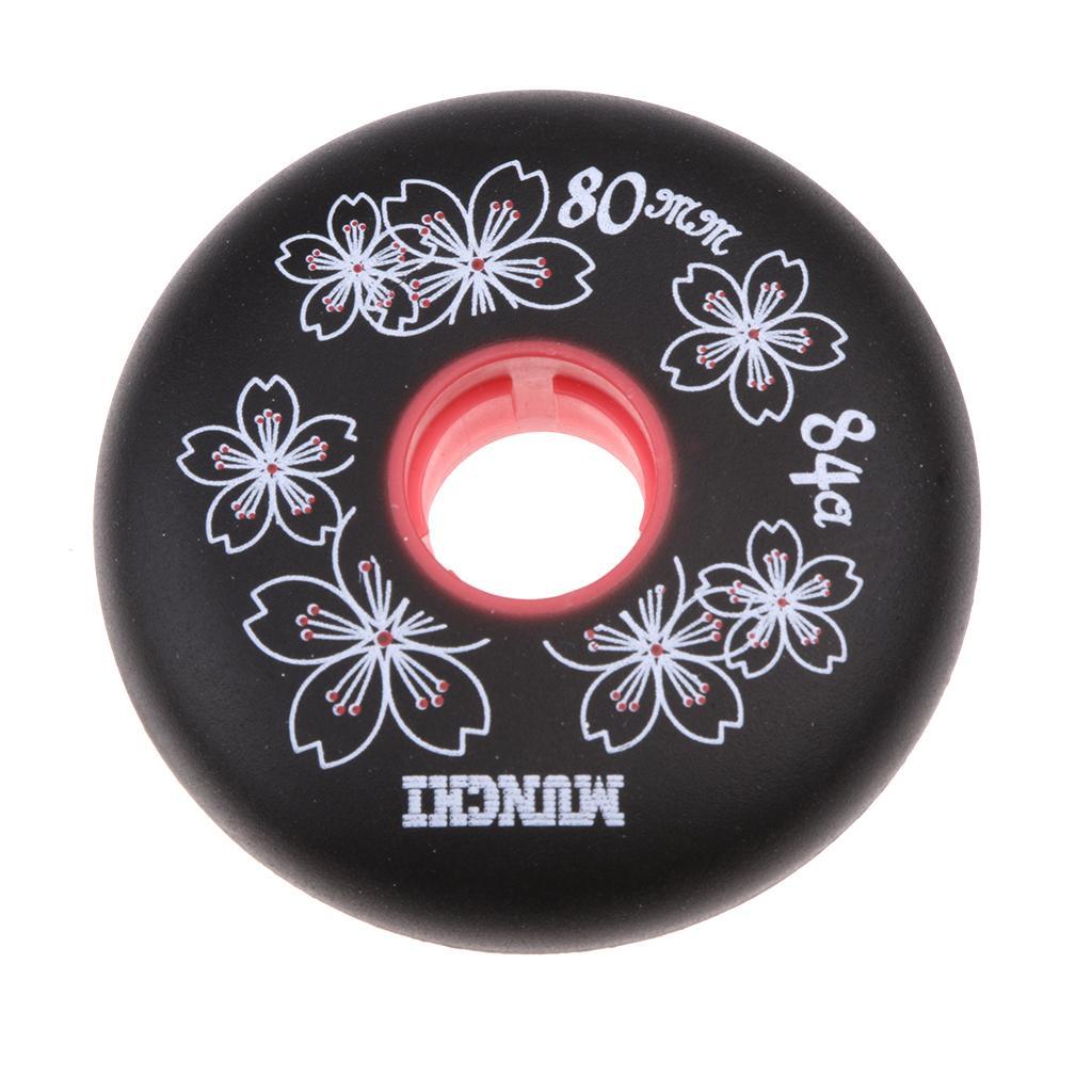 8 Pieces Inline Roller Hockey Fitness Skate Replacement Wheel 84A