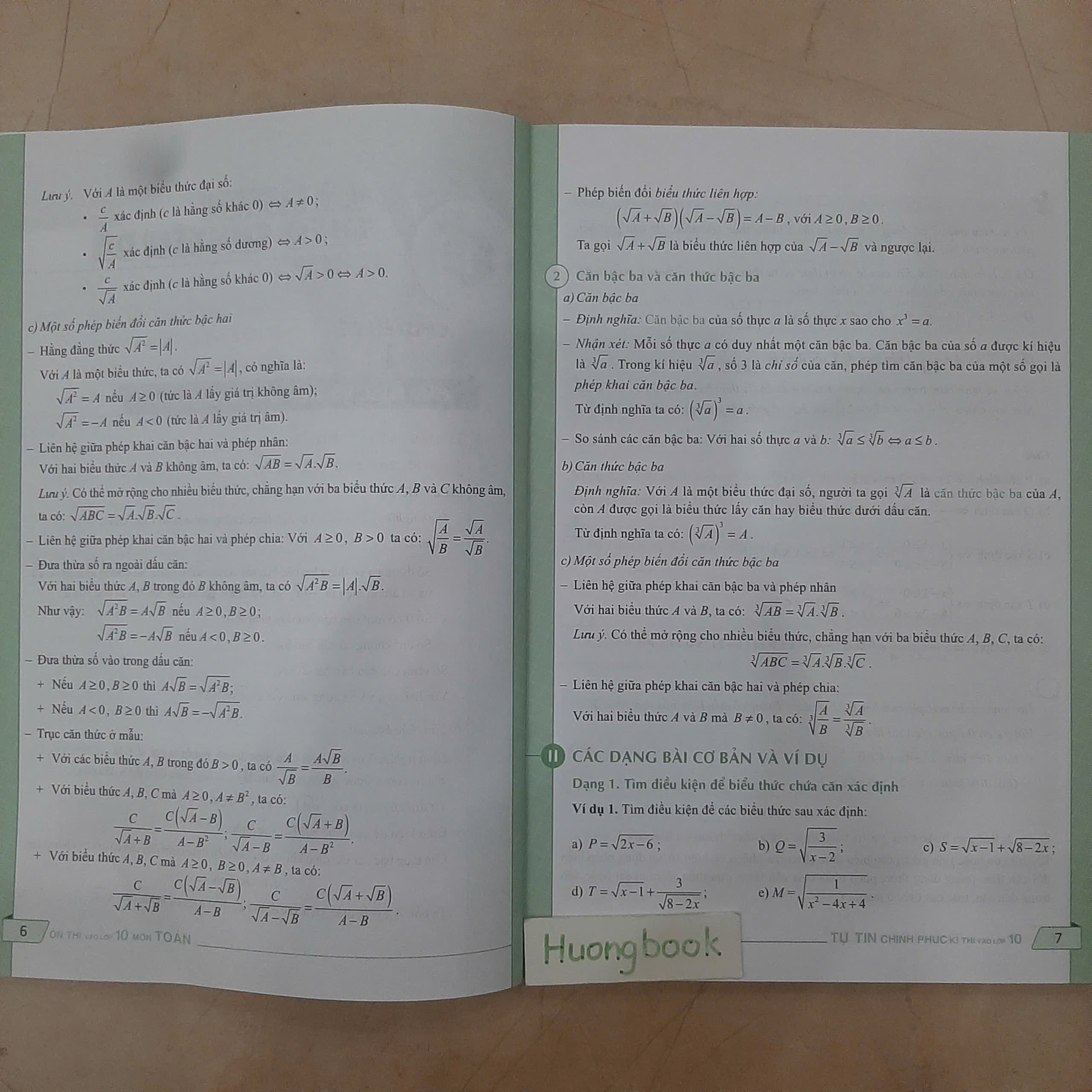 Sách - Ôn thi vào lớp 10 môn Toán #huongbook
