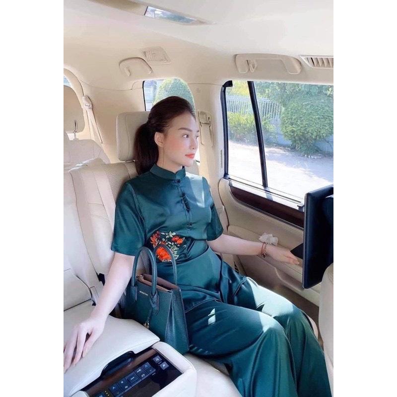 ĐỒ LAM ĐI CHÙA # Set Tàu Lụa Cao Cấp
