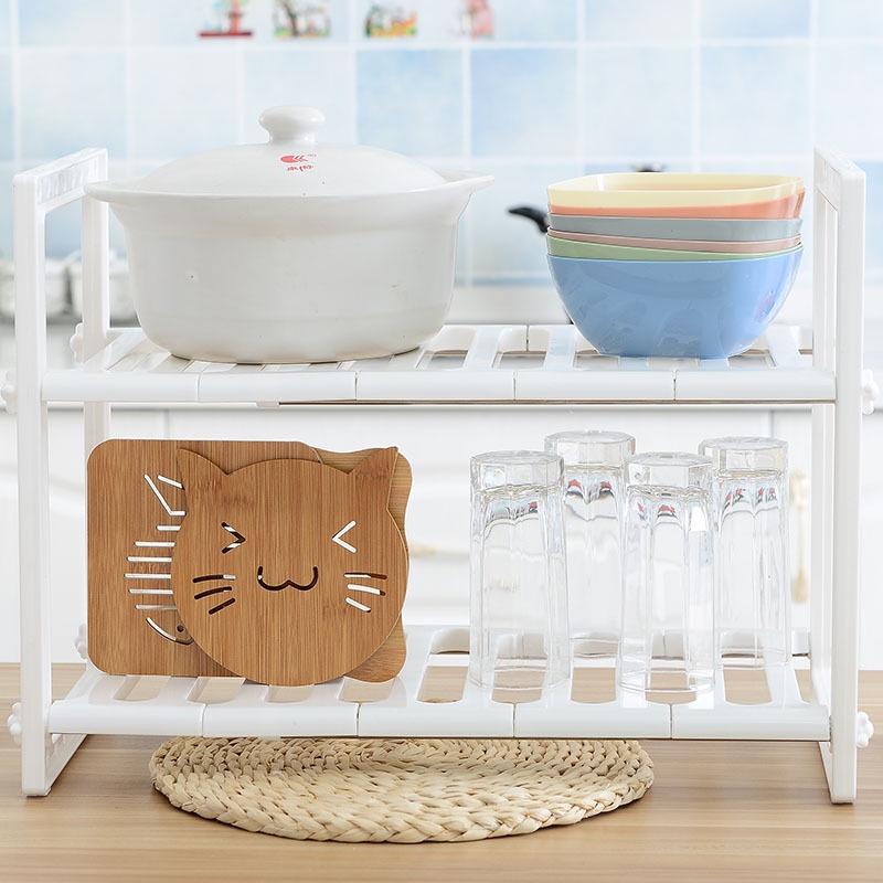 Giá để đồ Nhà bếp xoong nồi tùy chỉnh lưới Kệ nhà tắm kệ rửa bát giá để đồ nhiều tầng babo