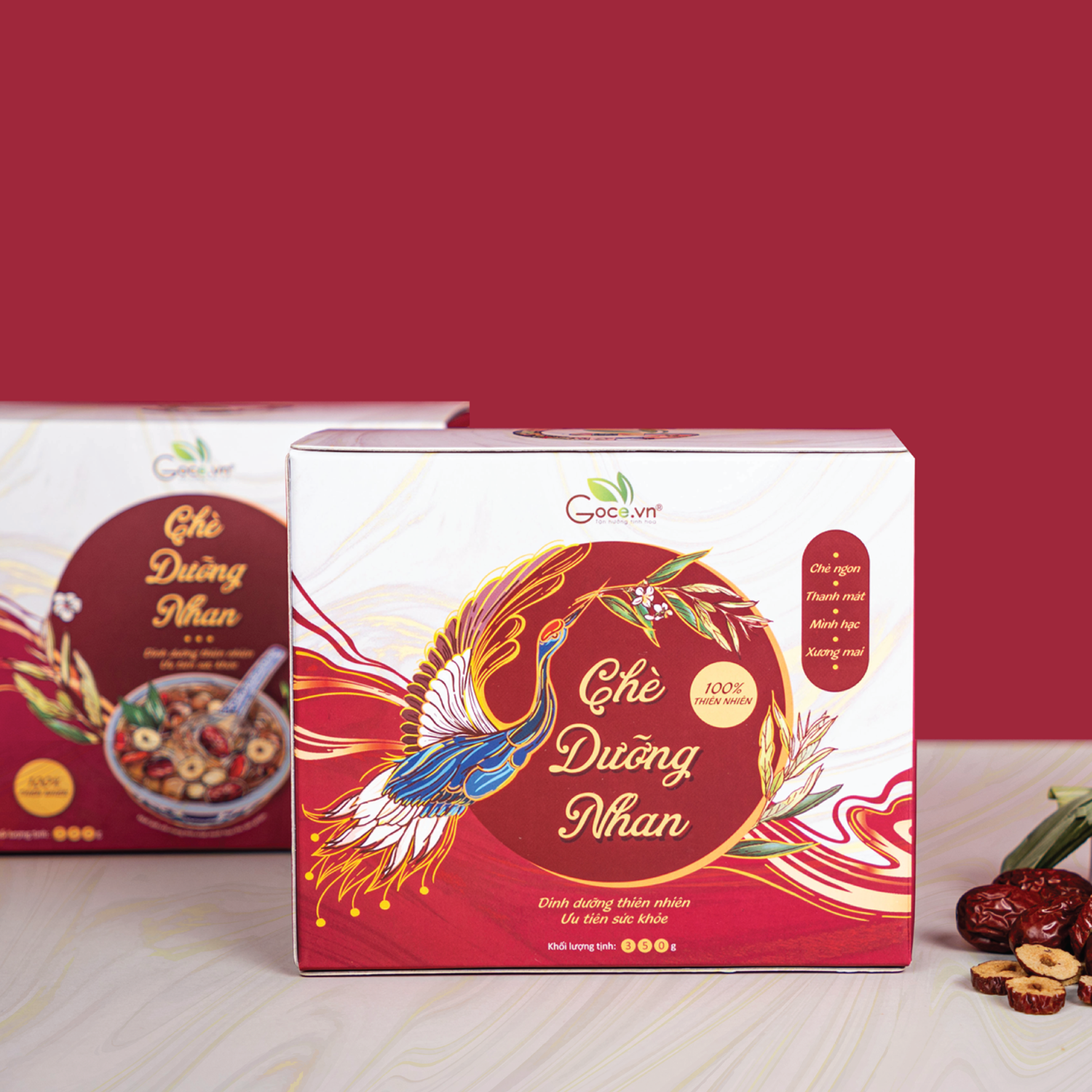 Chè dưỡng nhan Goce - Hộp 13 nguyên liệu nấu chè dưỡng nhan - 350g