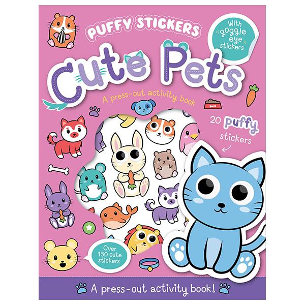 Sách ngoại văn: Puffy Sticker - Cute Pets