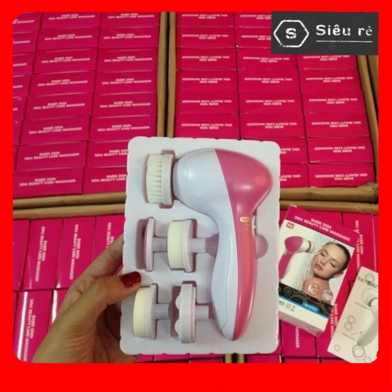 Máy Massage Rửa Mặt Đa Năng 5in1 Beauty Care Massager Model AE8782