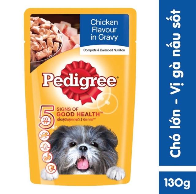 Pate Pedigree vị gà nấu sốt cho cún cưng