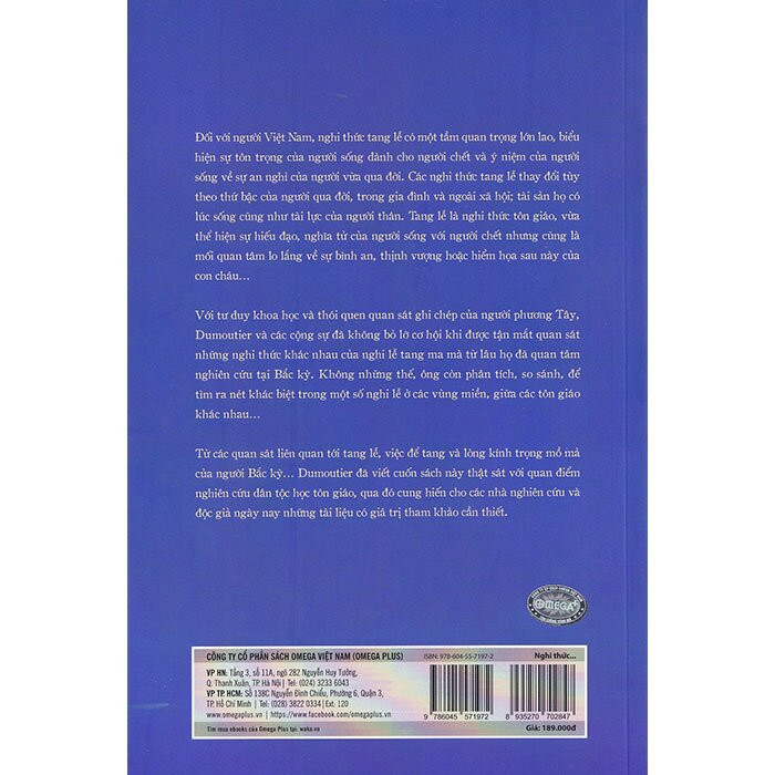 Nghi Thức Tang Lễ Của Người An Nam - Gustave Dumoutier - Vũ Lưu Xuân dịch -