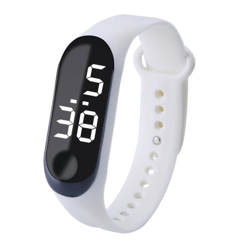 Đồng Hồ Thông Minh Có Đèn LED Với Dây Đeo Silicone