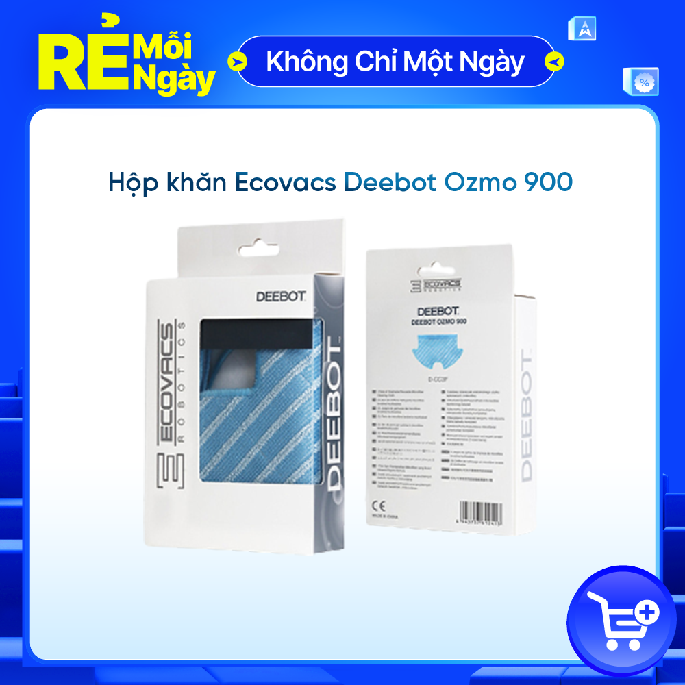 Hộp khăn lau Ecovacs Deebot Ozmo 900 - Hàng Chính Hãng