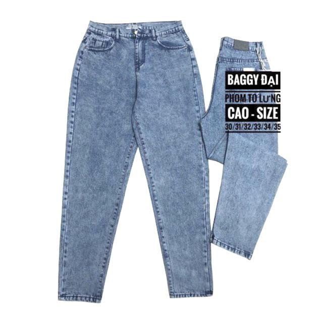 Quần Baggy Phom To Rách 2 Hông Chân - Lưng Cao - Phom To Dài [HOT TREND