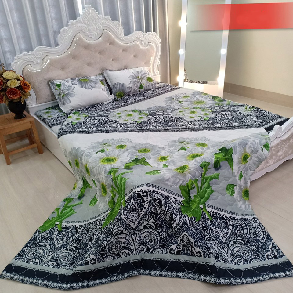Bộ 1 vỏ ga + 2 vỏ gối + 1 chăn hè + 1 vỏ ôm