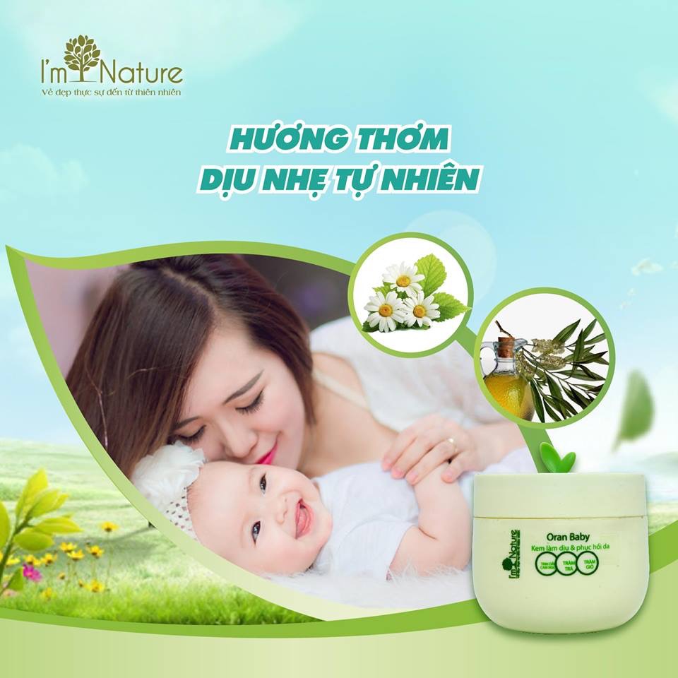 Kem chống muỗi và làm dịu da I’M NATURE 50g