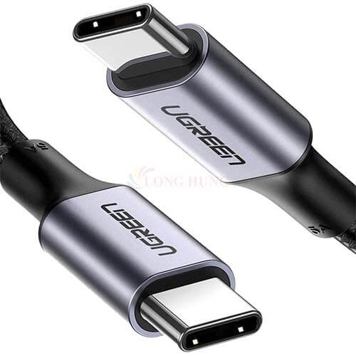 Cáp USB Type-C to USB Type-C Ugreen Cable Aluminum Case with Braided US316 - Hàng chính hãng