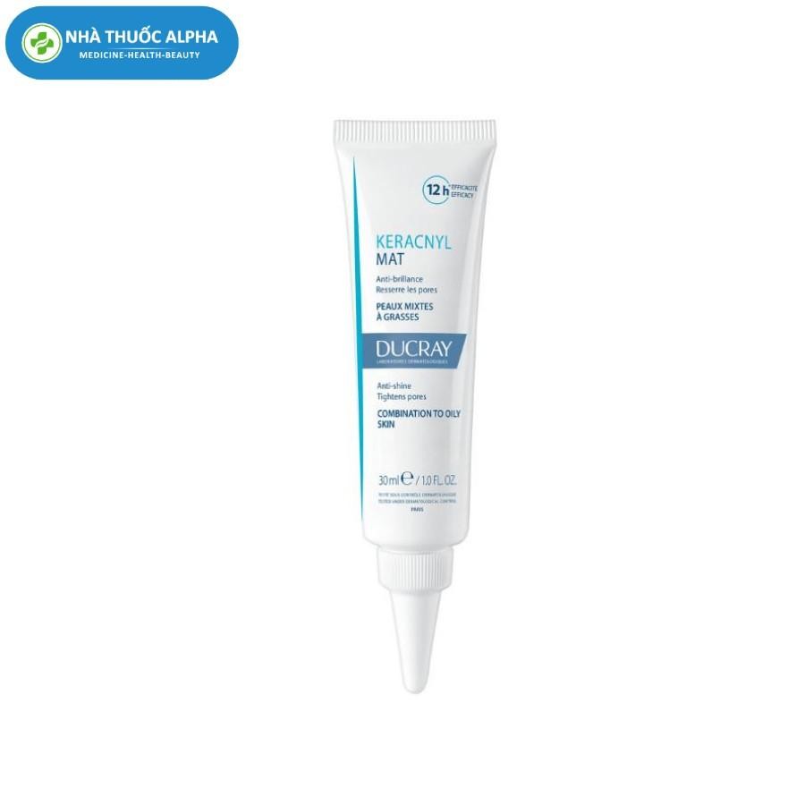 Kem dưỡng da giảm bóng nhờn, se khít lỗ chân lông Ducray Keracnyl Mat 30ml