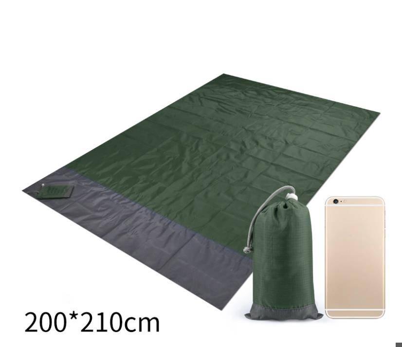 Thảm Trải Đi Biển Bằng Polyester 200*210CM Chống Thấm Nước Có Thể Gấp Gọn Tiện Dụng