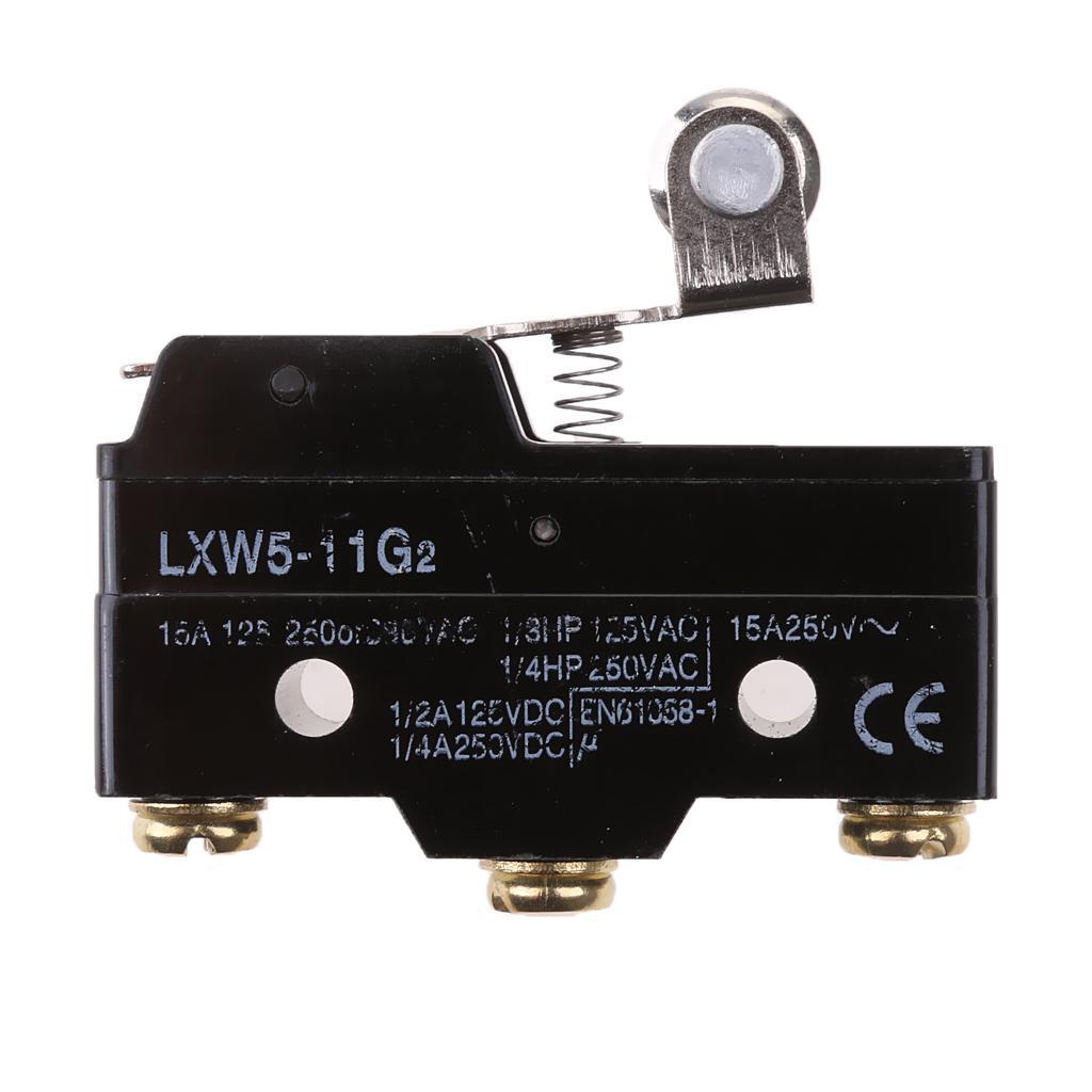 5-13pack LXW5-11G2 1NO 1NC SPDT Momentary Roller Hinge Lever Arm Micro Switch