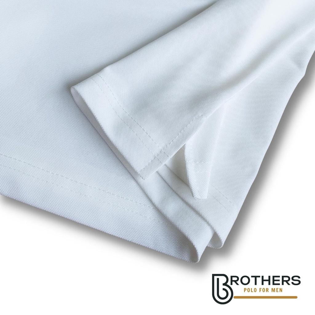 Hình ảnh Áo thun POLO nam phối ngang AROSS cổ trụ bẻ, vải cá sấu cotton cao cấp, chuẩn xịn, trẻ trung - BROTHERS