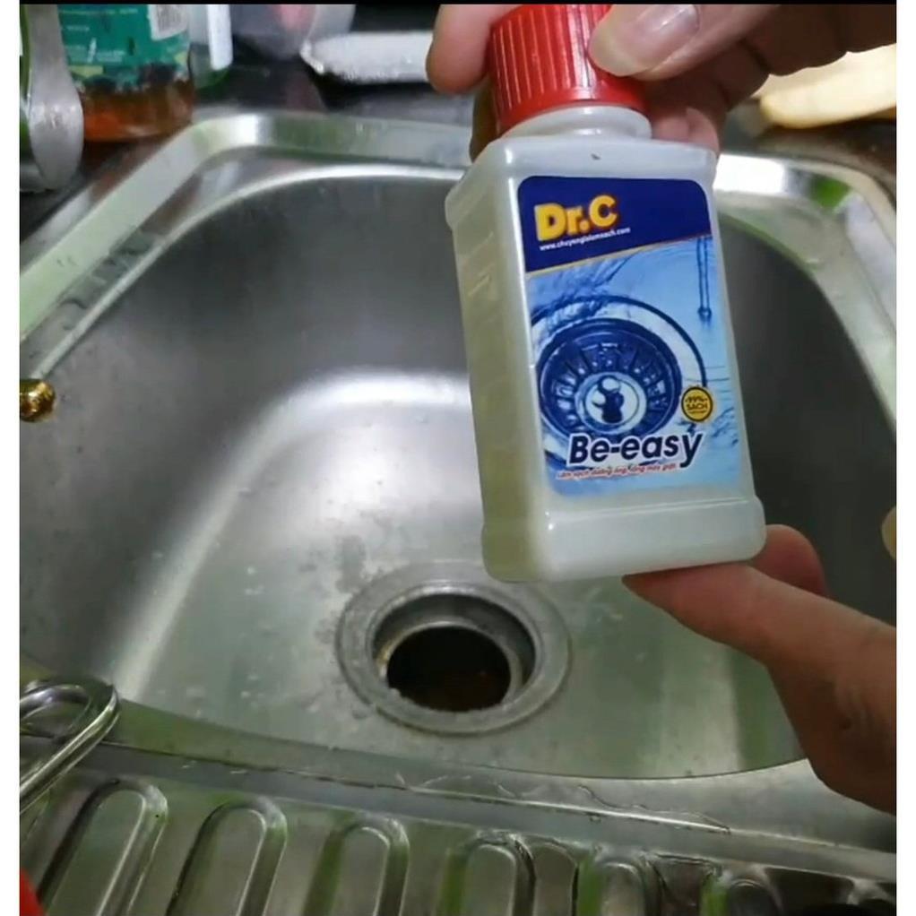 Bột Thông Tắc Đường Ống, Cống Thoát, Chậu Rửa, Vệ Sinh Lồng Giặt Dr.C Be-Easy