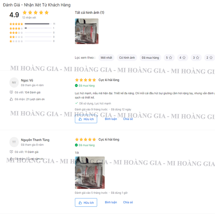 Máy Hút Bụi Cầm Tay Đa Năng Deerma CM1300 - Hàng chính hãng