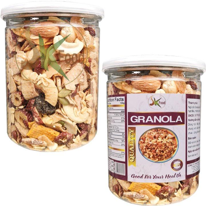 Granola ngũ cốc dinh dưỡng giúp ăn kiêng giảm cân hiệu quả - Hũ 300G