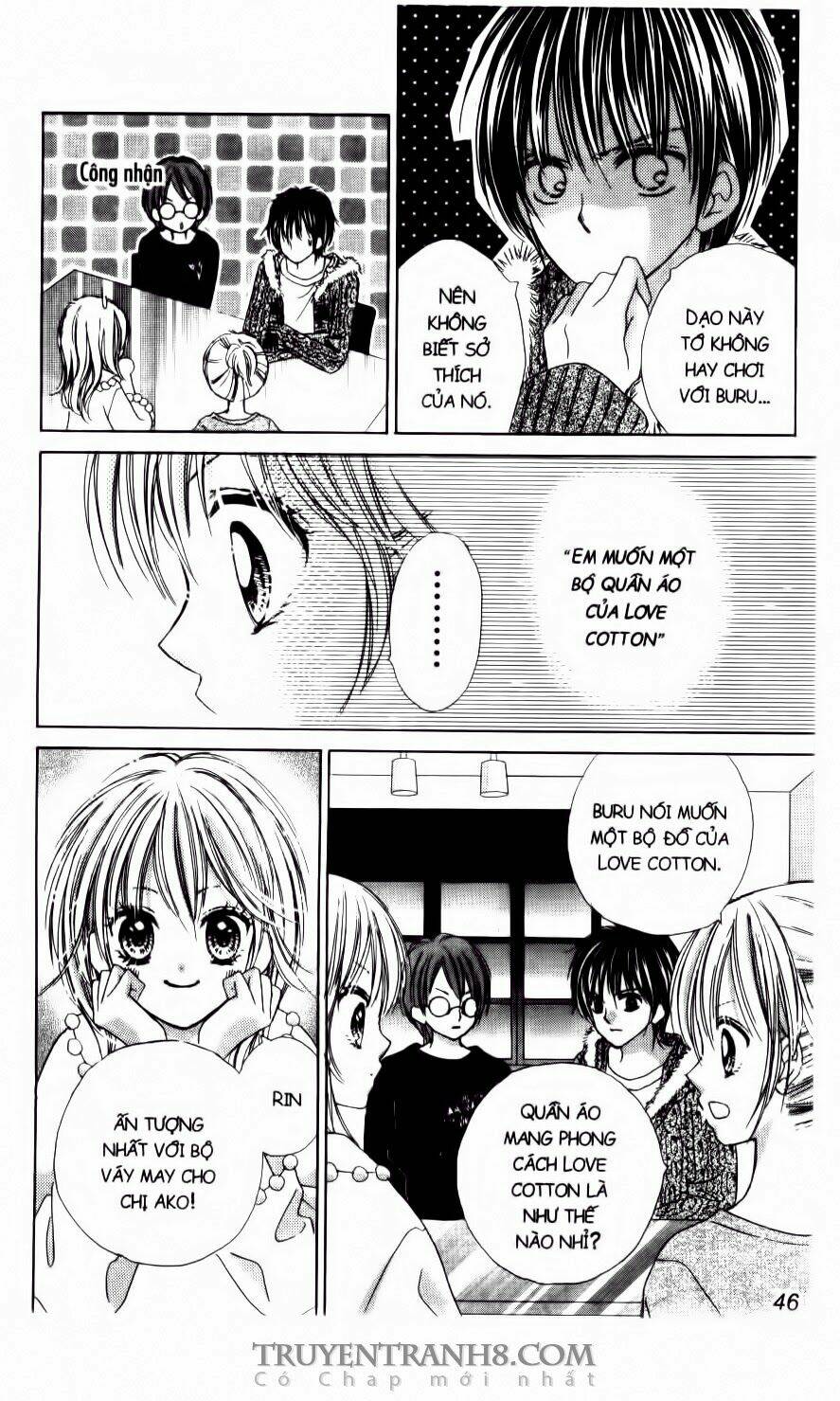 tiệm thời trang, love cotton chapter 33 14