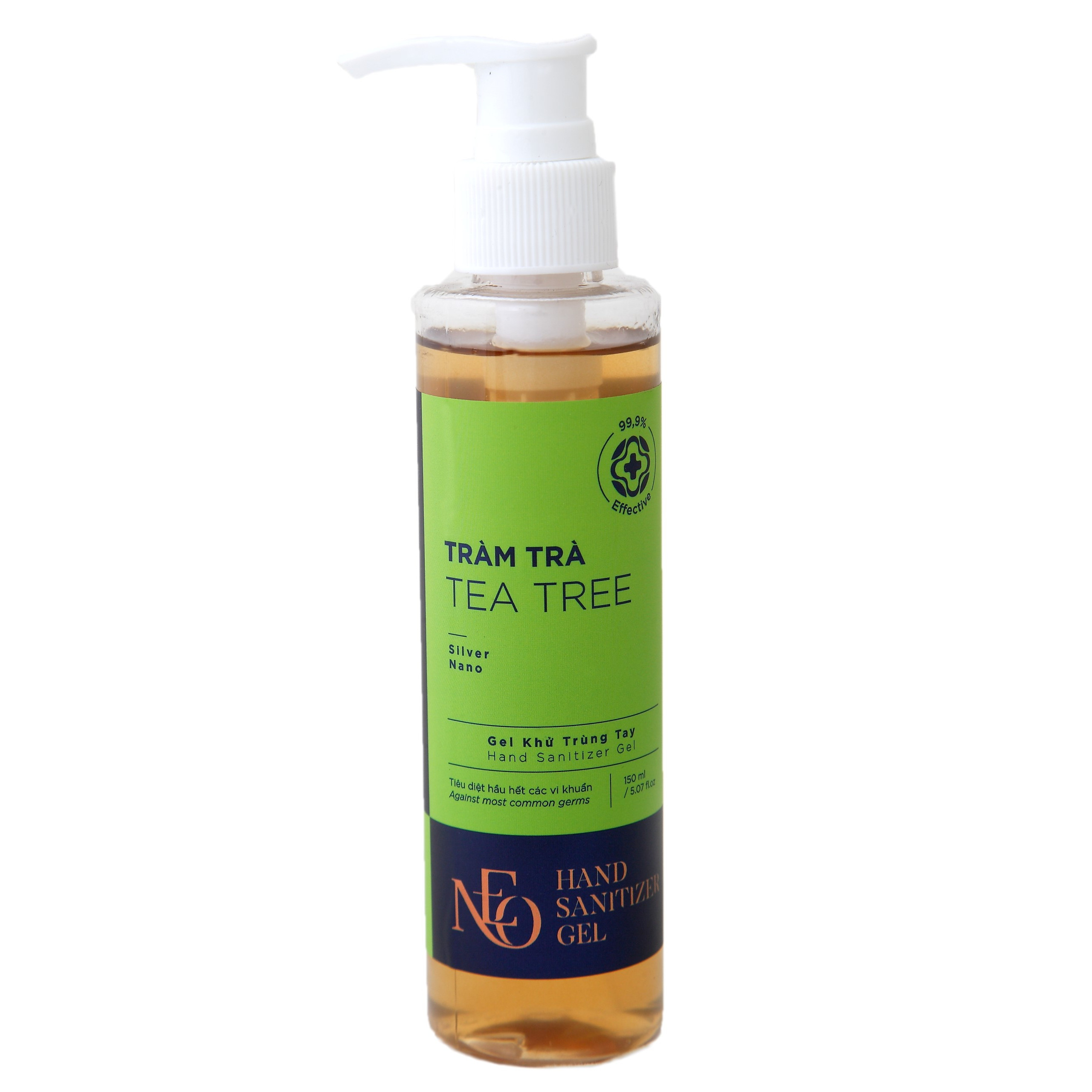 Gel Rửa Tay Khô Tràm Trà Nano Bạc NEO 150ml