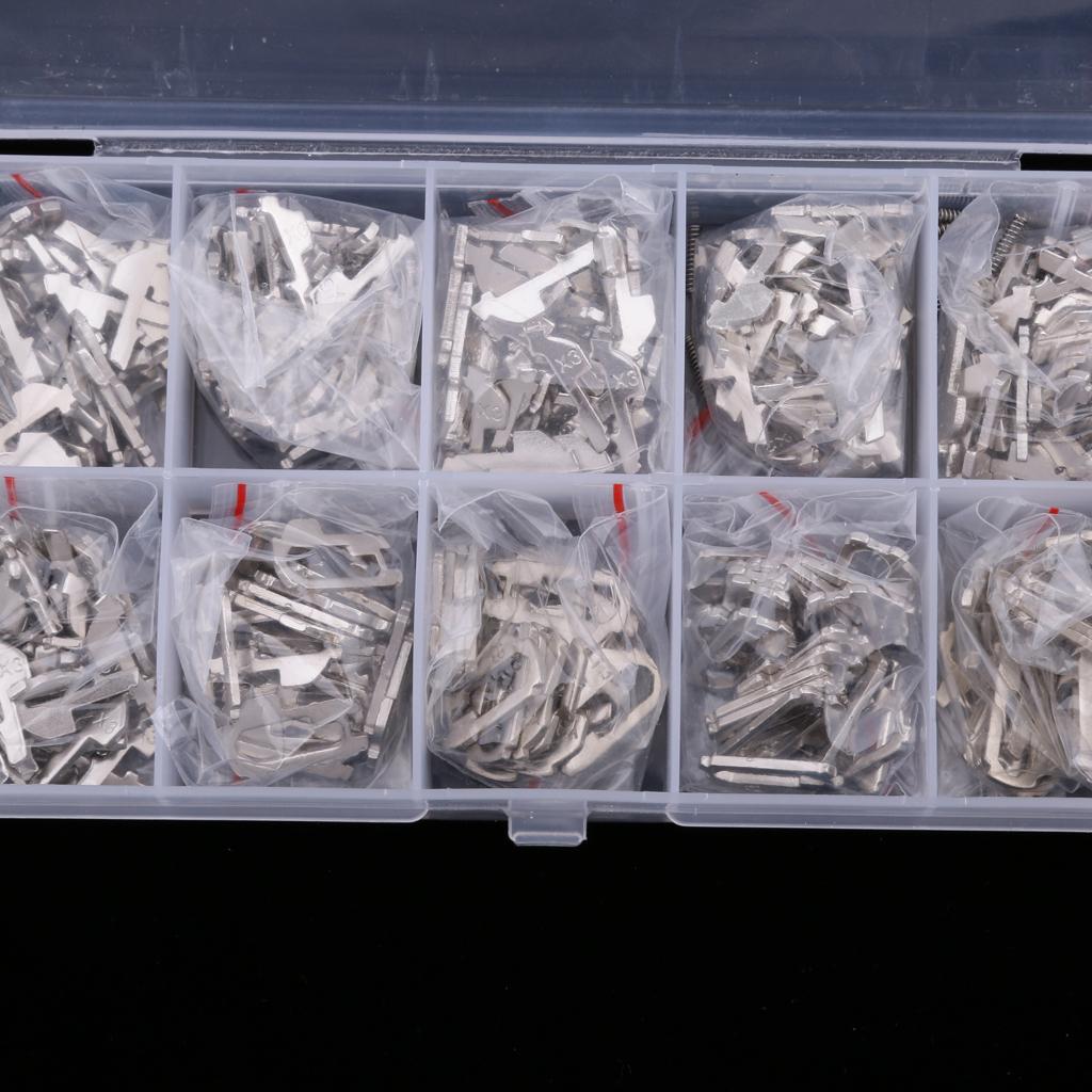 380 Miếng Móc Khóa Xe Hơi Reed Chìa Khóa Hình Trụ Đệm Đĩa Bộ Dành Cho Xe Honda