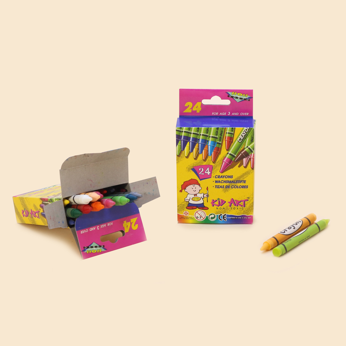 Bút sáp màu 24 cây - Crayons