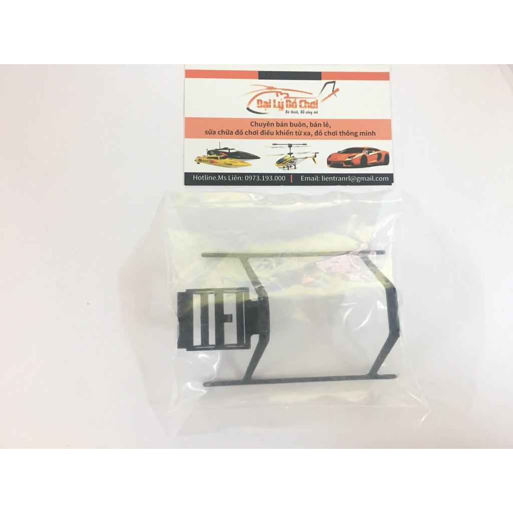 Khung dưới, đĩa phổ nghiêng, cánh đuôi, động cơ đuôi, chân đế, cầu gyro v911s