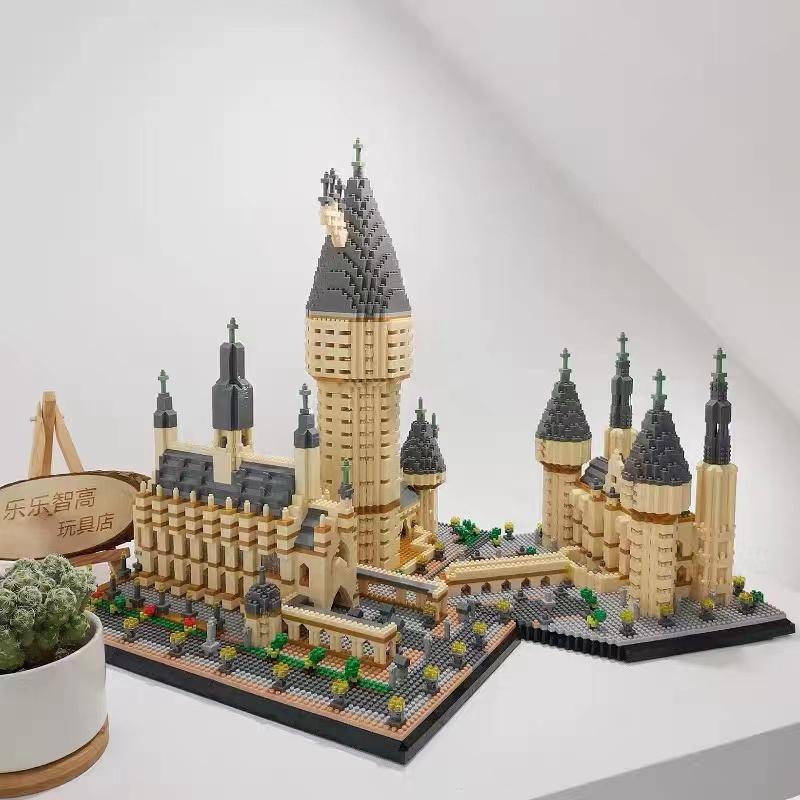 Đồ chơi Lắp ghép Mô hình Harry Potter Siêu Phẩm Học Viện Hogwartss 7750 mảnh ghép nanoblock Hogwarts Castle
