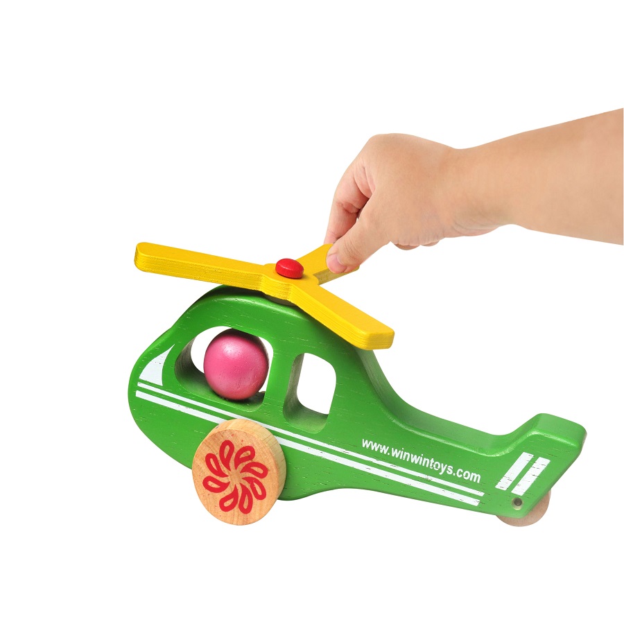 Đồ Chơi Gỗ Winwintoys - Máy bay trực thăng 68272