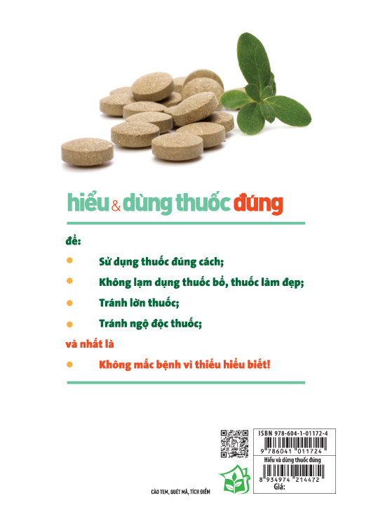 Sách Hiểu và dùng thuốc đúng