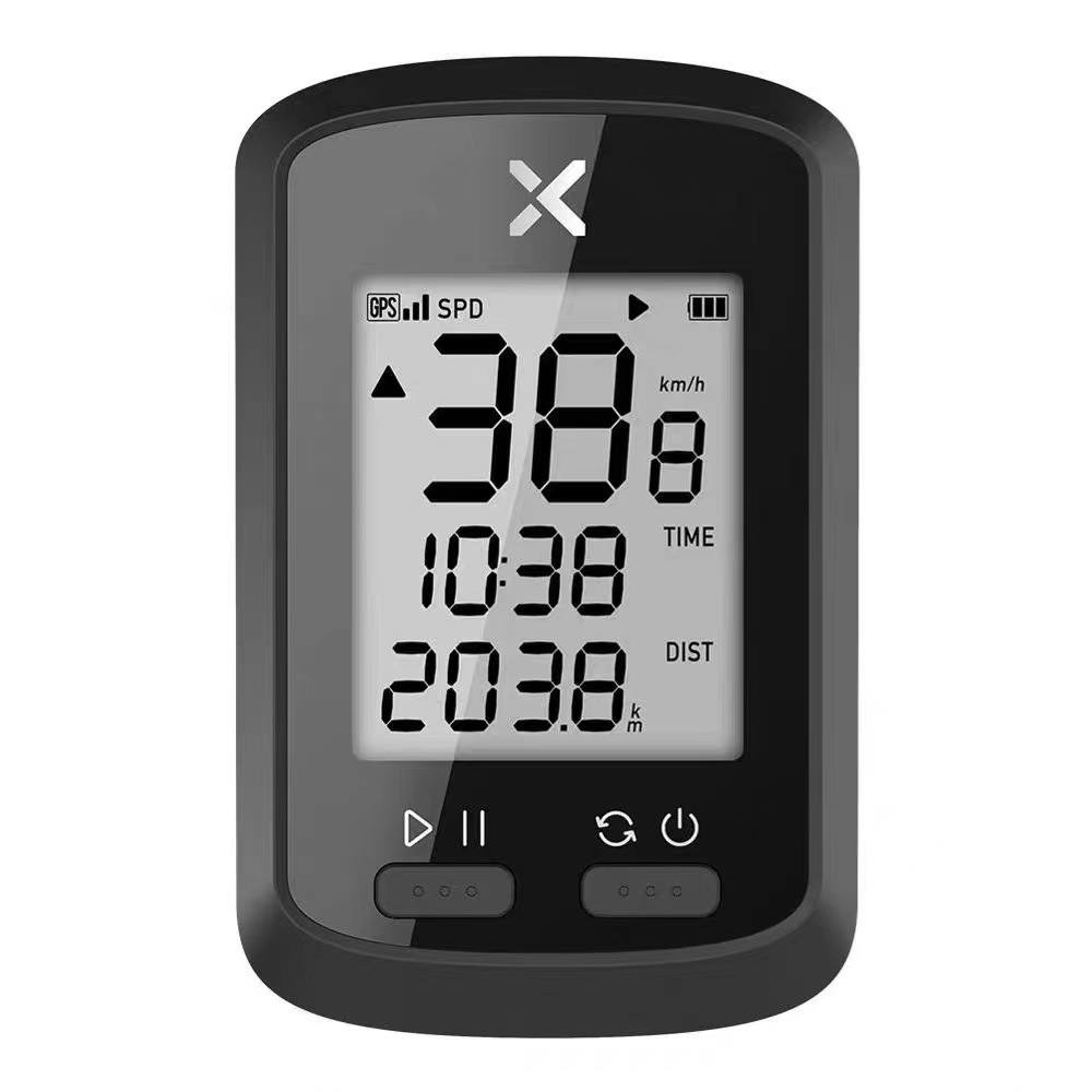 XOSS G+ Smart GPS Đồng Hồ Đo Tốc Xe Đạp Không Dây Chính Xác IPX7 Có Nắp Bảo Vệ-Hàng nhập khẩu
