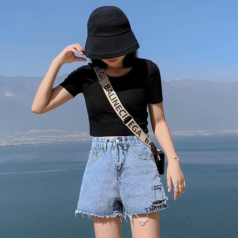 Quần Short Jeans Rách Thời Trang Nữ Cá Tính