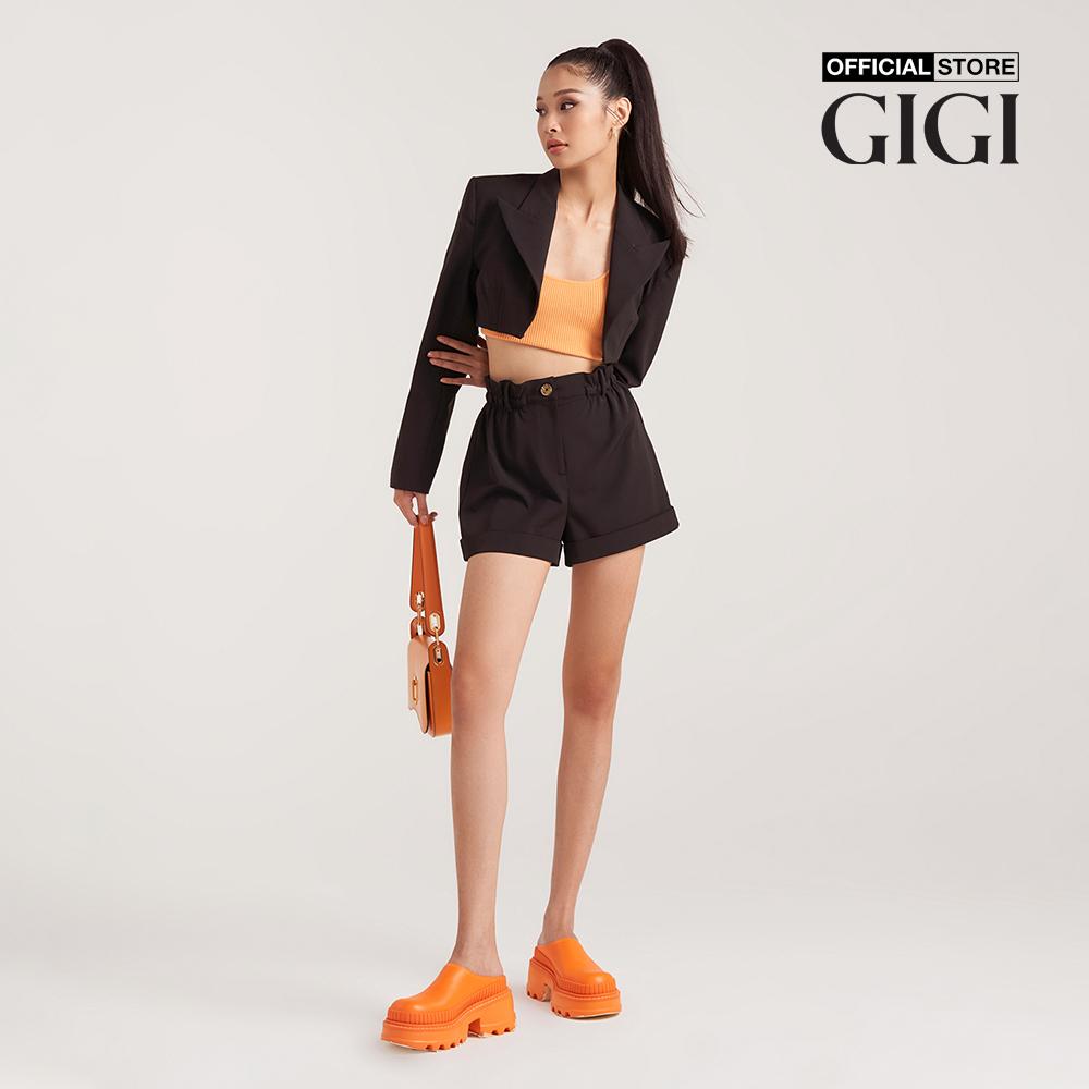 GIGI - Quần shorts nữ lưng thun xoắn gấu hiện đại G3402S221412-66-Size:36