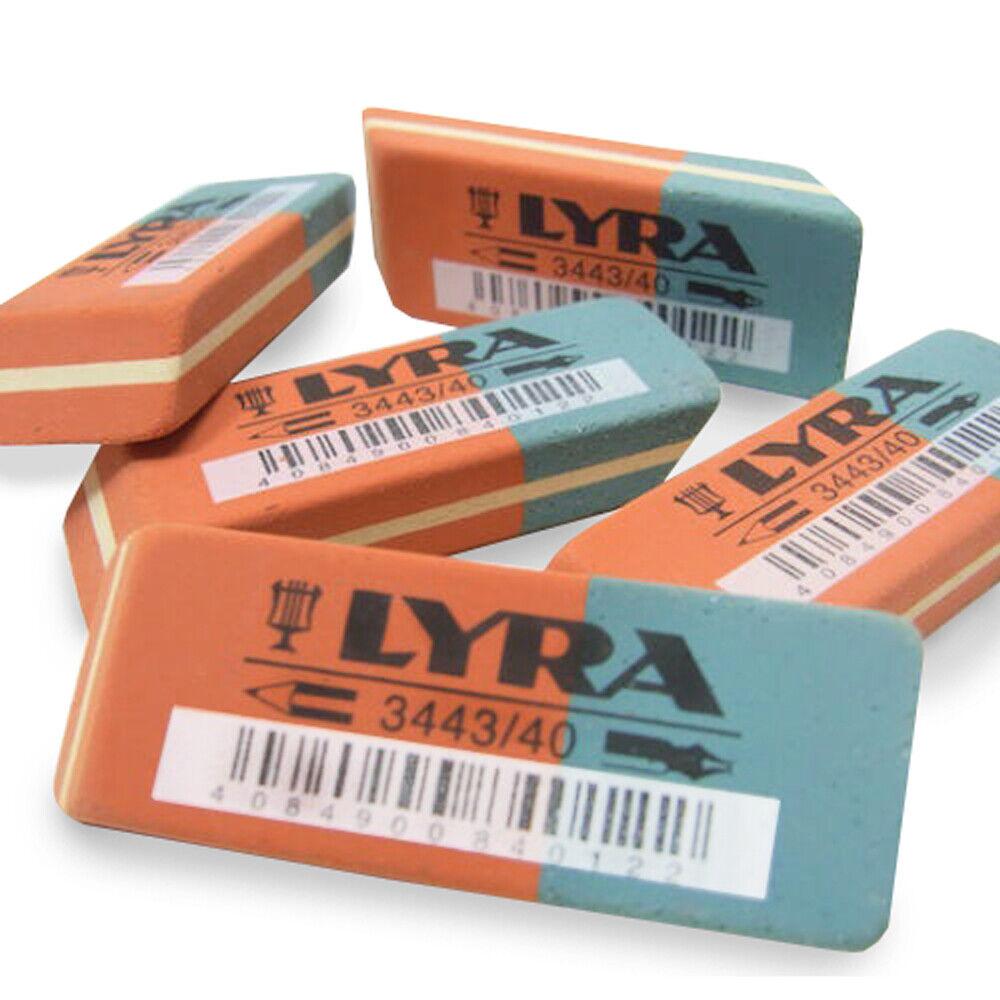 Tẩy chì 2 đầu xanh đỏ LYRA Eraser Dual Nhập khẩu Đức L7402400