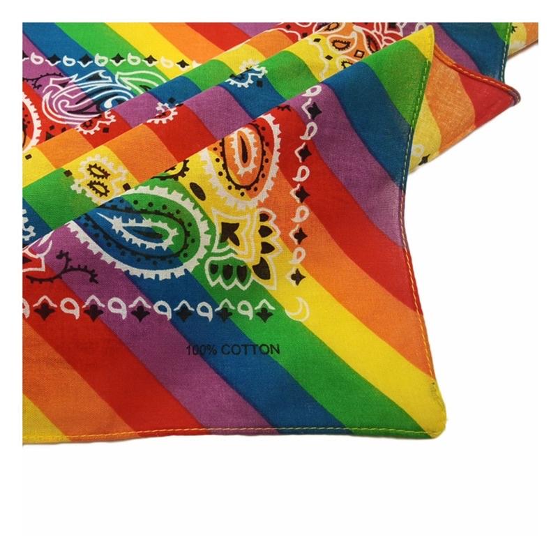 Khăn bandana cotton 7 màu size 55x55cm - Maben