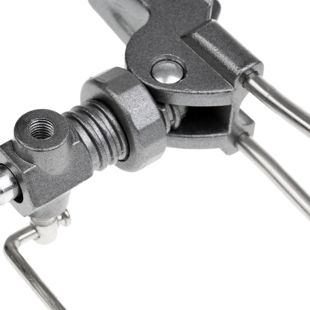 Stainless Steel Single Spring Fishing Pole Rod Stand Bracket Ground Holder