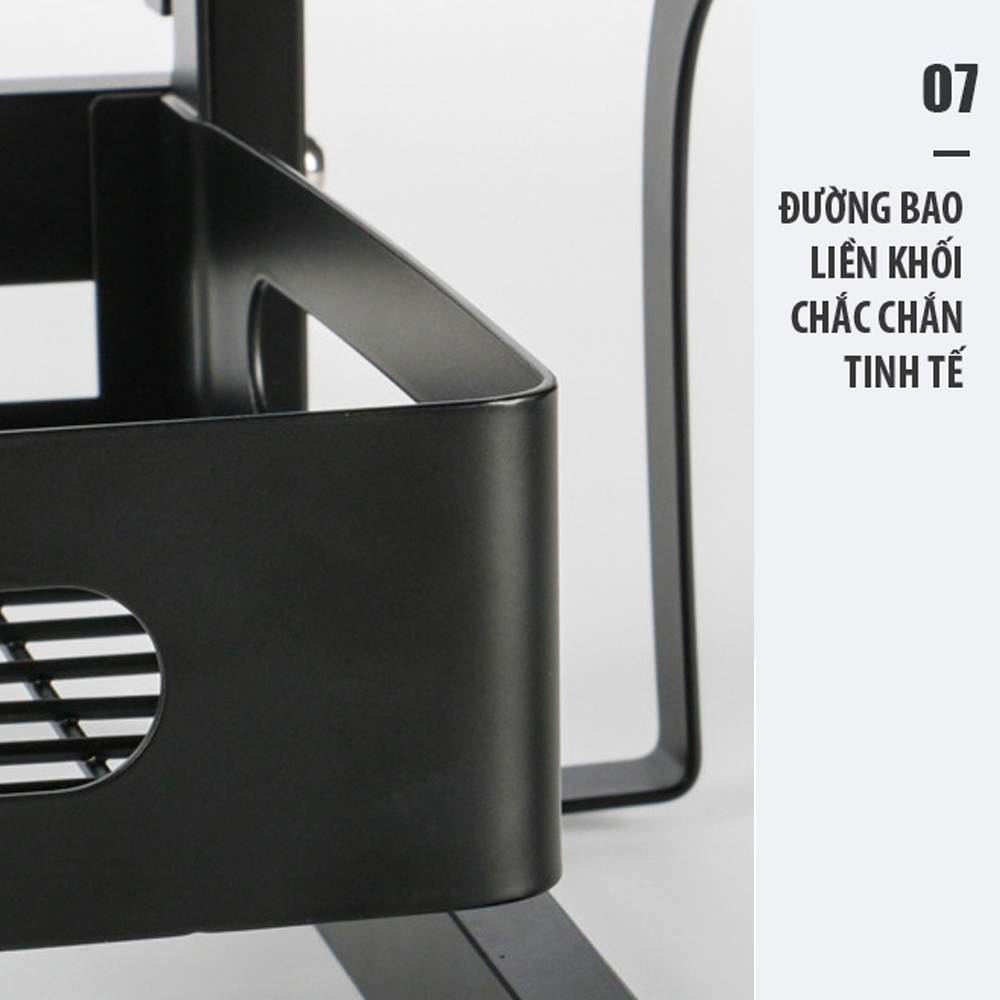 KỆ ĐỰNG GIA VỊ VỚI THIẾT KẾ 2 TẦNG NHỎ GỌN SIÊU TIỆN DỤNG-HT