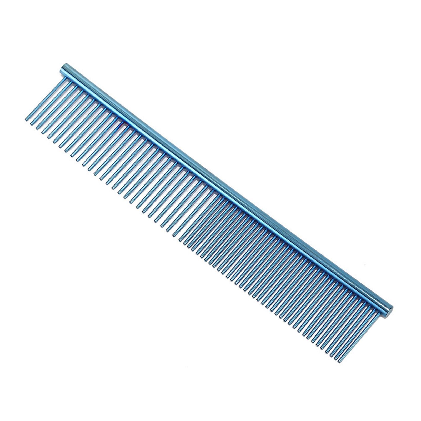 Dog Comb Cat Comb Shedding for Removing Tangles and Knots Pet Blue