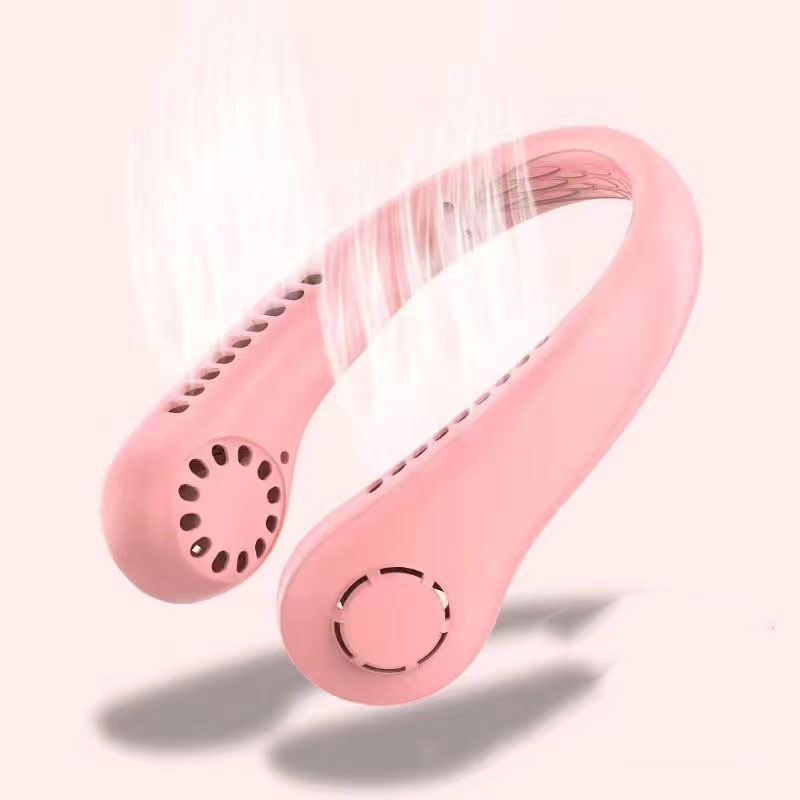 Quạt Tích Điện Đeo Cổ Không Cánh USB Mini Tiện Lợi Parrot , Thời Trang, Dáng Thể Thao 3 Tốc Độ Gió Dung Lượng Pin Lớn Sử Dụng 3-6 Giờ