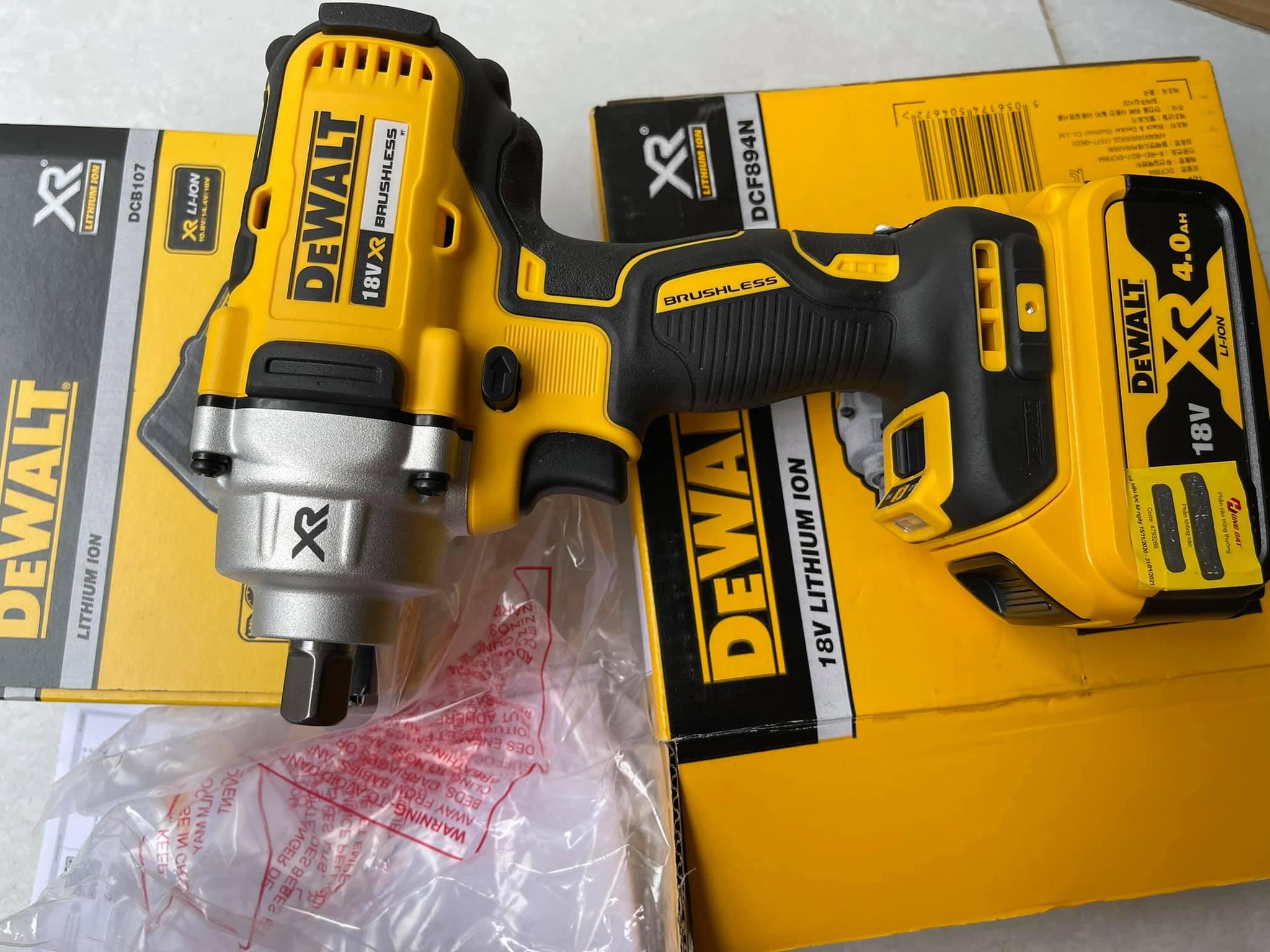 THÂN MÁY SIẾT BULONG CẦM TAY 18V DEWALT DCF894N-KR- HÀNG CHÍNH HÃNG