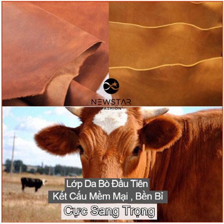 Ví Nam Da Bò - Bóp Nam Da Bò & Cực Sang Trọng Bền Bỉ