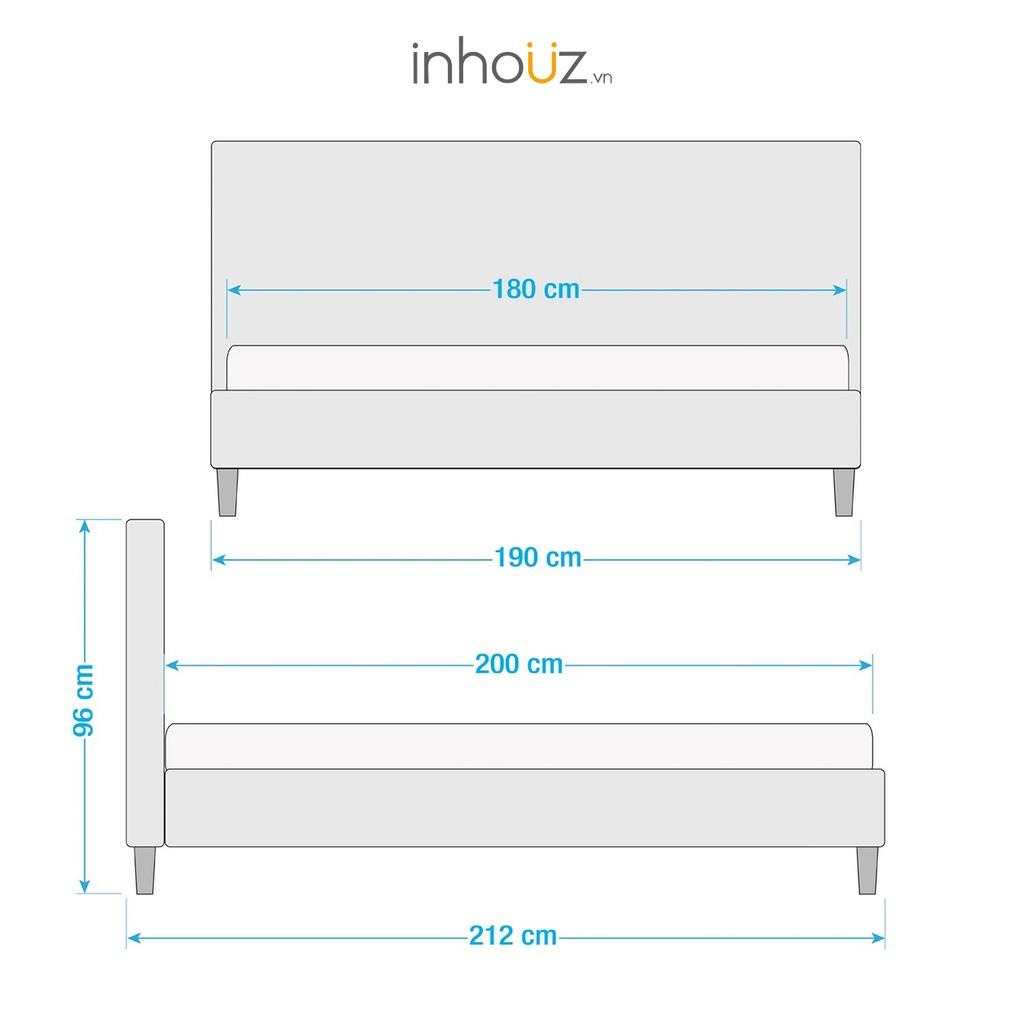 Giường ngủ phong cách đơn giản Lindholm bed - INHOUZ - HOGG0015