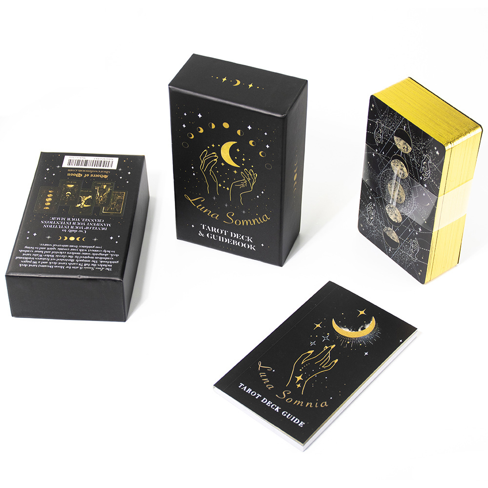 [Mạ Cạnh Size Gốc] Bộ Bài Luna Somnia Tarot 78 Lá Bài 7x12 Cm Hộp Cứng Cao Cấp Kèm Hướng Dẫn